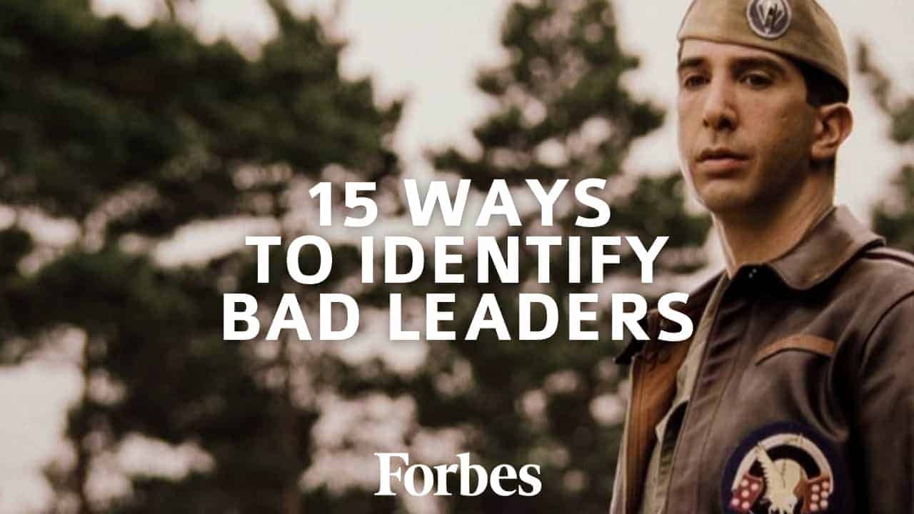 15 Ways To Identify Bad Leaders N2Growth